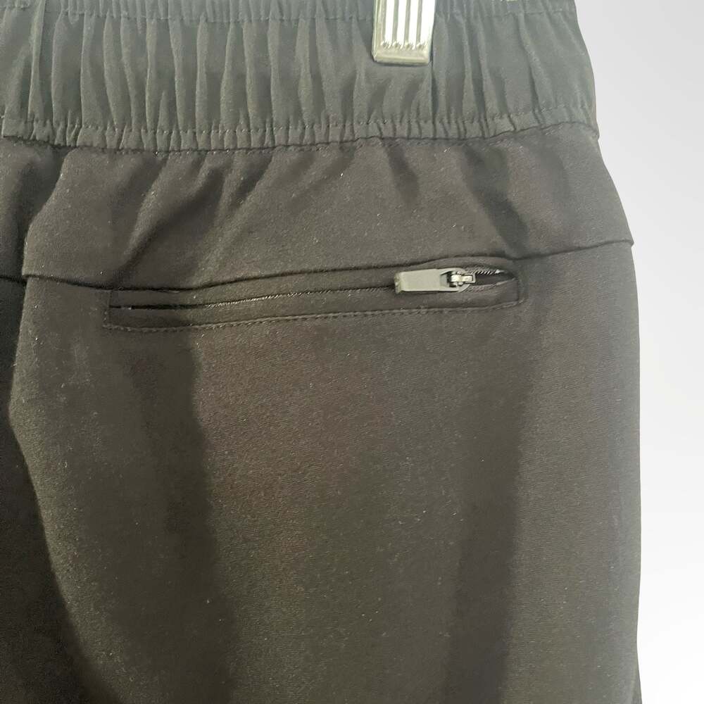 Antony Morato Men's Black Slim-Fit Moto Sweatpants with Zipper Pockets - Picture 4 of 6